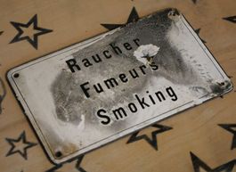 Emailschild "Raucher, Fumeurs, Smoking"