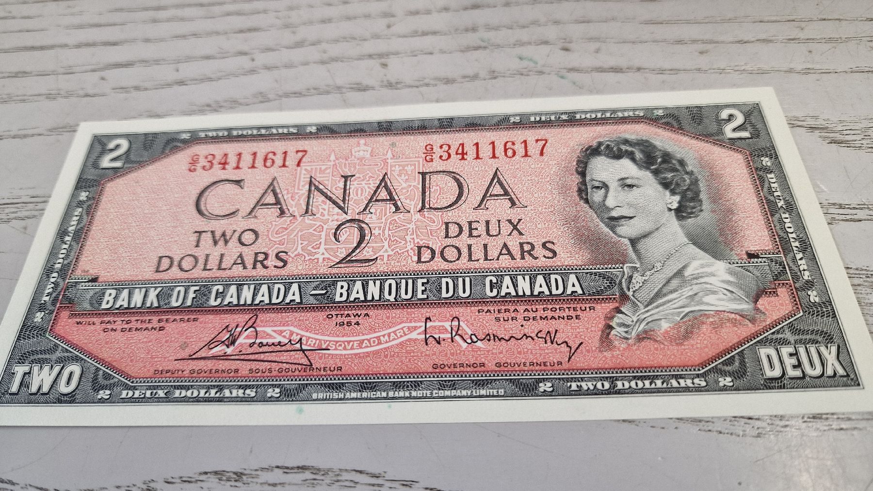 Billets de banque: Banknote Kanada 2 Dollars 1954  – Neuf (Voir description) à Herisau par Antiques.AR