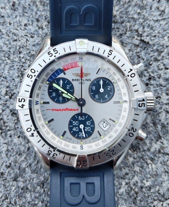 Breitling Orologi: Chronographe Breitling Transocean – Usato da Lausanne 26 venduto da Saturnin65