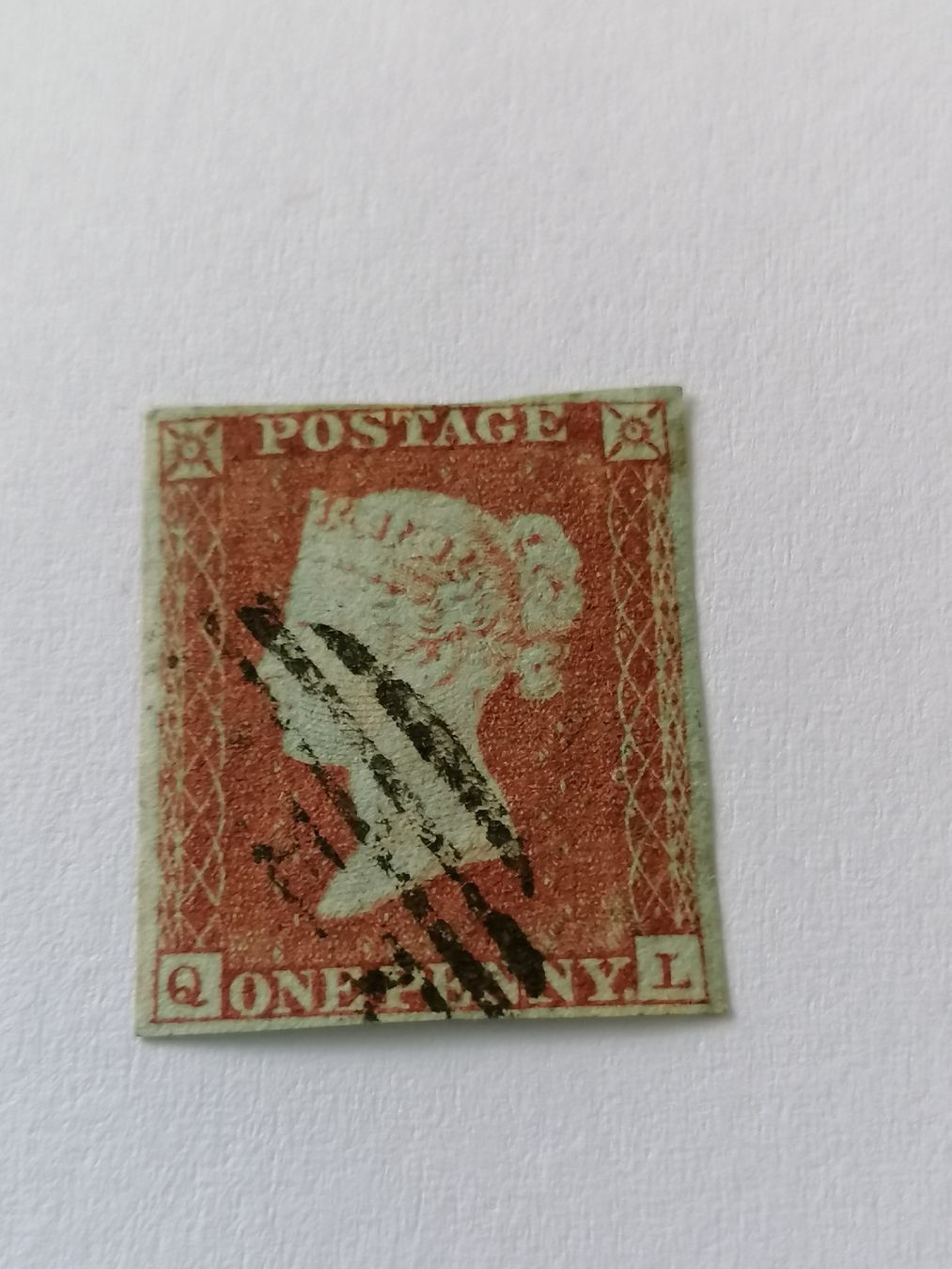 Tutti i francobolli: One Penny red 1841  – Usato da Happerswil venduto da tschergi