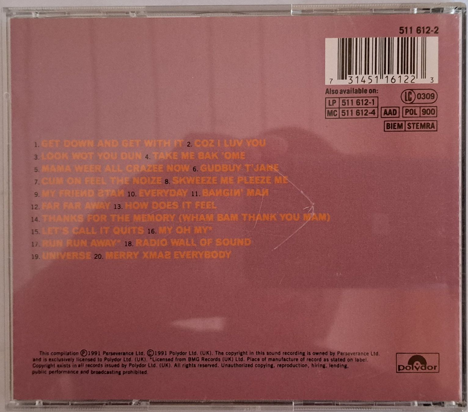 CD: SLADE - WALL OF HITS – Usato da Tenniken venduto da mik_6mxg 1