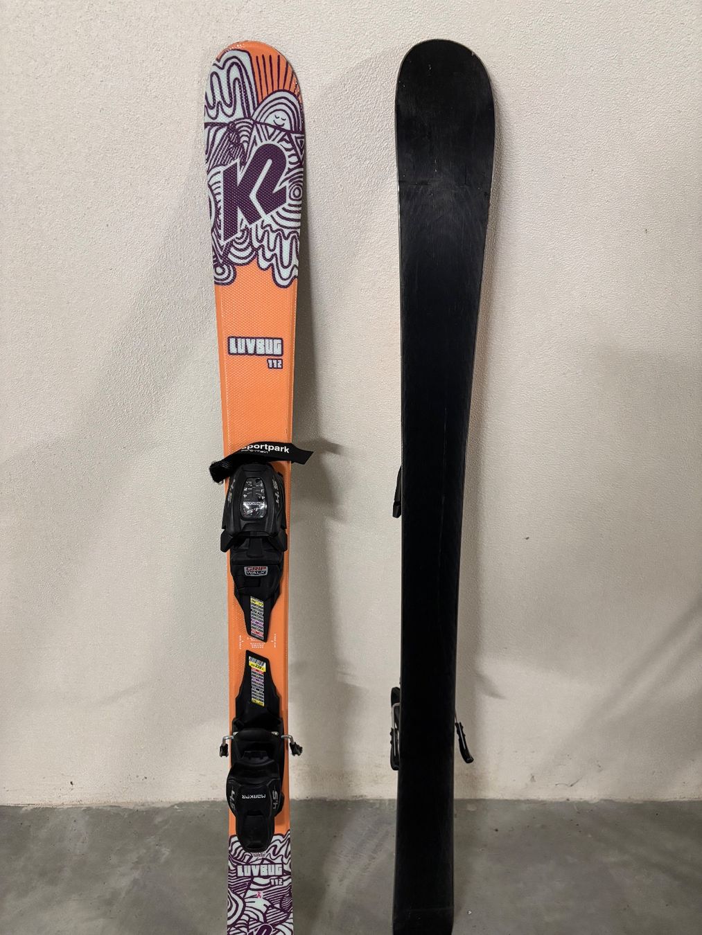 Sci: K2 Luvbug 112 Kinder-Ski mit Bindung gebraucht – Usato da Schöfflisdorf venduto da Lenzi5600 1