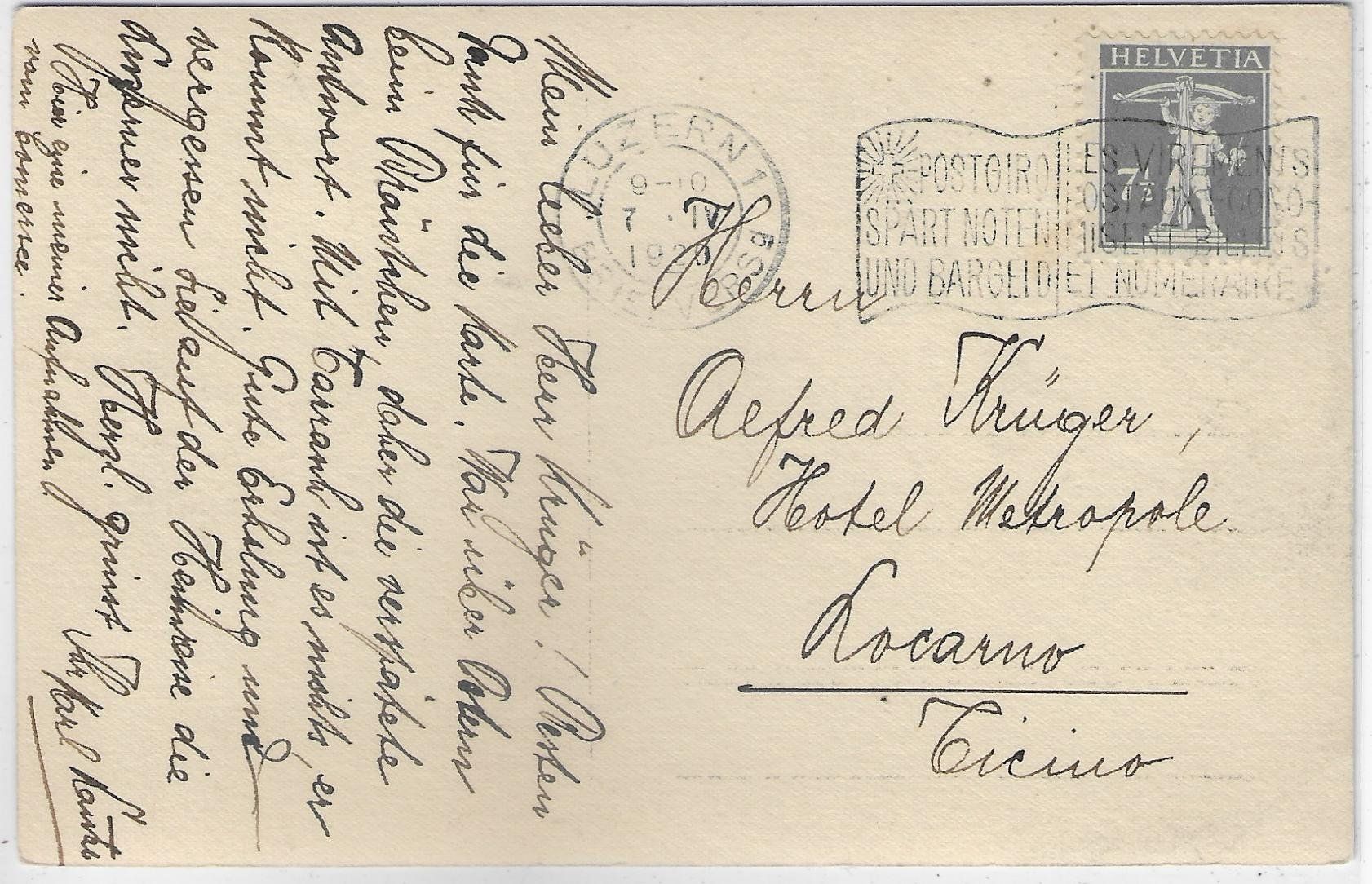 Cartoline postali: Partie am Vierwaldstättersee – Usato da Ettingen venduto da Kartenplanet 1