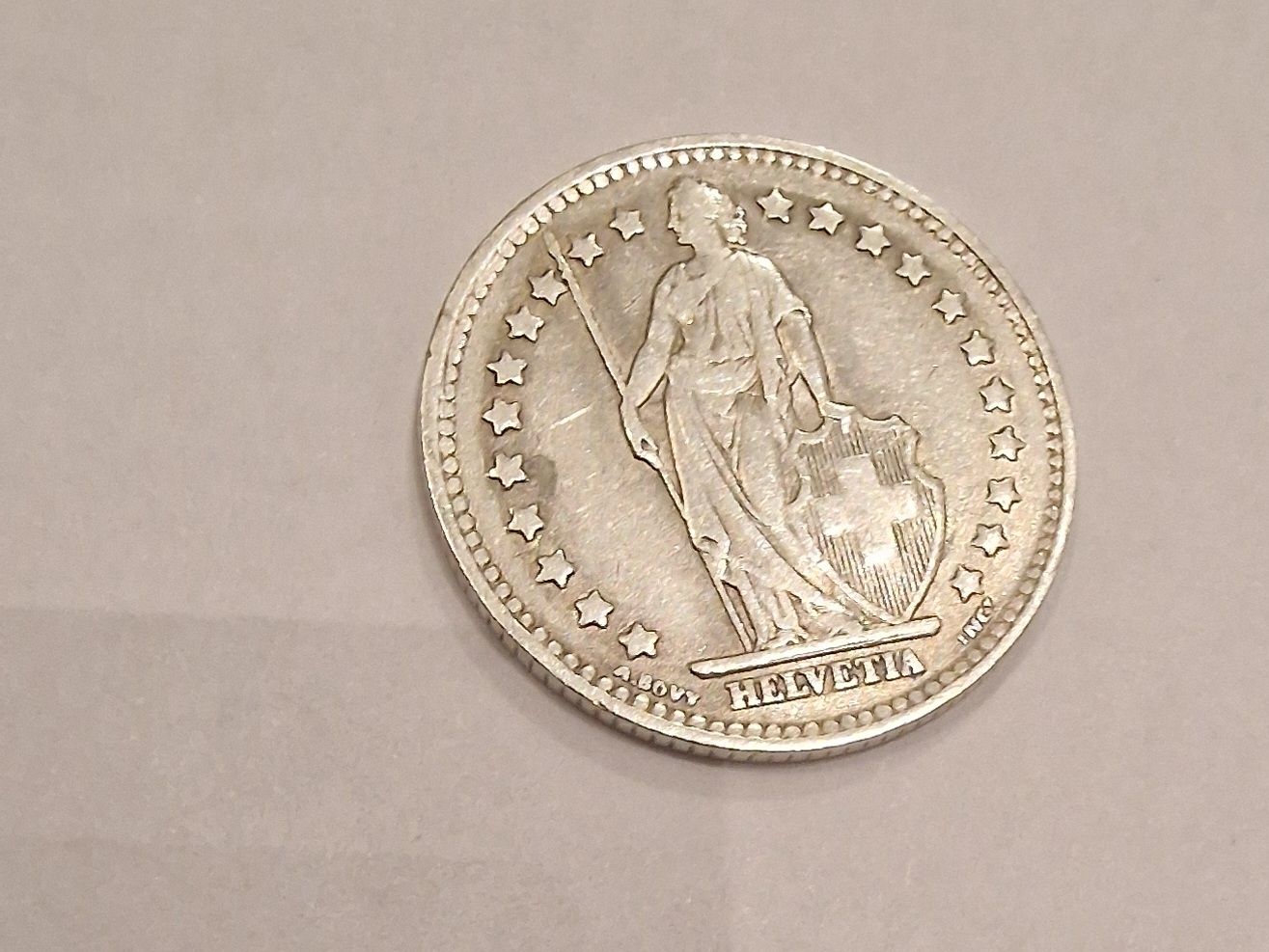 Toutes les monnaies: 1 Fr. 1945 Helvetia Schweizer  – D'occasion à Arbon par sar_l7ll 2