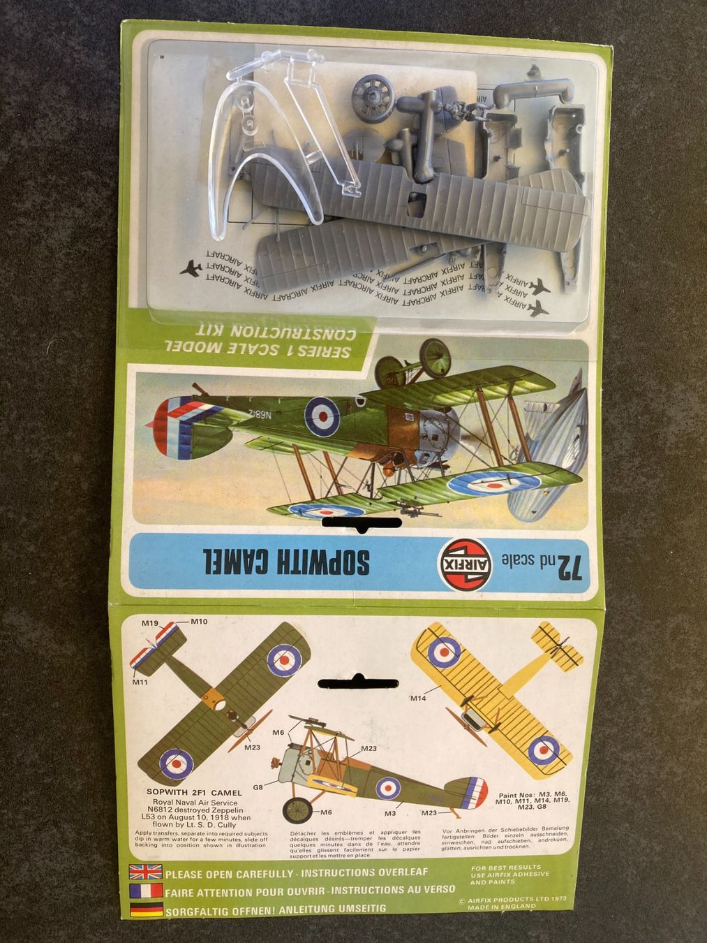 Airfix Modellbausätze & Standmodelle: VINTAGE: Airfix Sopwith Camel 1/72 – Gebraucht aus Höri von Treblink 1