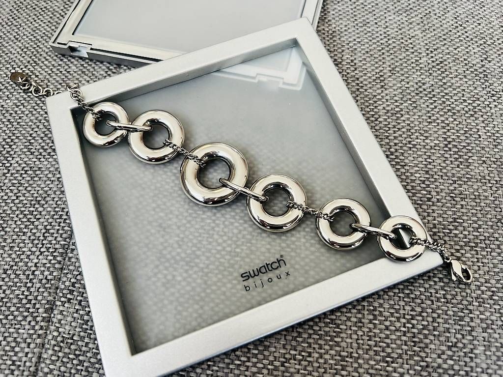 Bracciali & Braccialetti: SWATCH bracelet argenté – Usato da Echallens venduto da fayetrahel 1