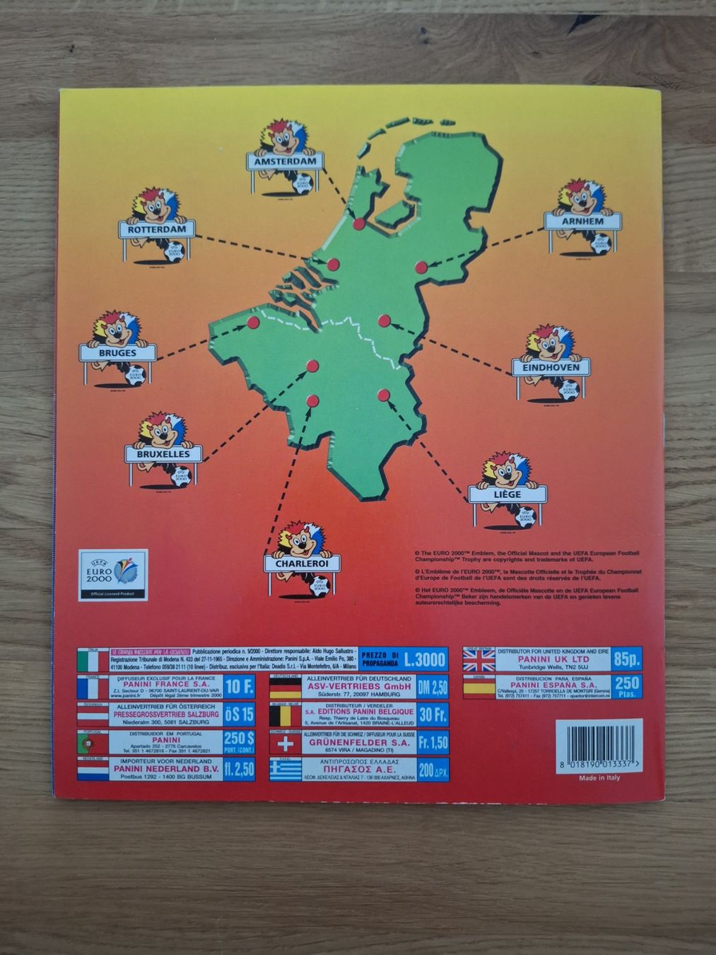 Panini Albums: PANINI EURO 2000 – D'occasion à St. Gallen par Matrix023 8