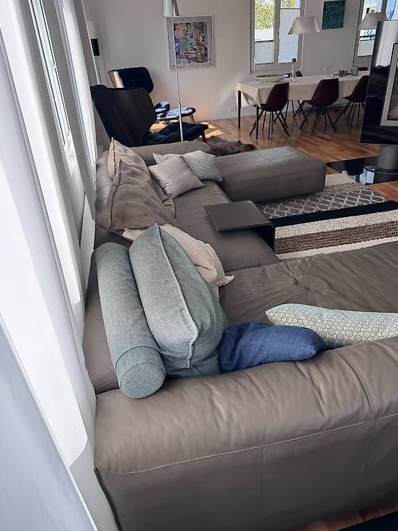 Sofas: Sofa Eckgarnitur mit Hocker, Rolf Benz, beige-grau,  – Gebraucht aus Flawil von mar_ms78