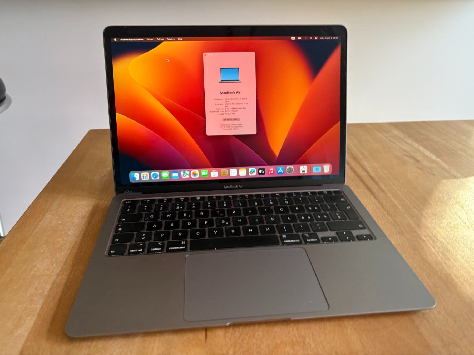 Apple Notebook: MacBook Air A2179 Gris – Usato da Biel/Bienne venduto da Bilog