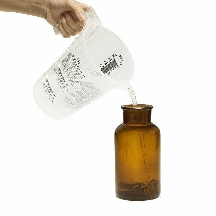 Accessori da laboratorio: Apothekerflasche Glas 500 ml - 2 Stück – Nuovo e nell'imballaggio originale da Halden venduto da TopFoto 2