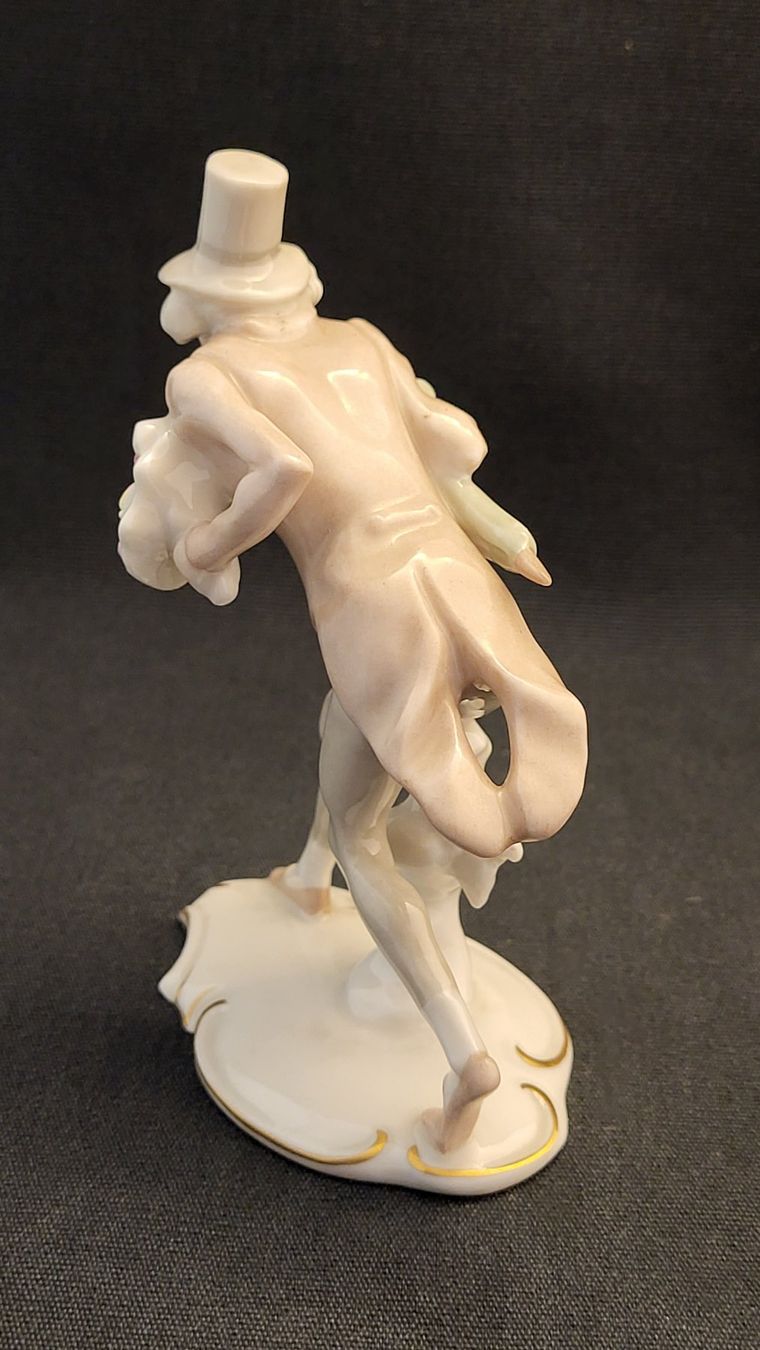 Hutschenreuther Statuette: Hutschenreuther-Figur GRATULANT – Usato da Basel venduto da spinne02 2