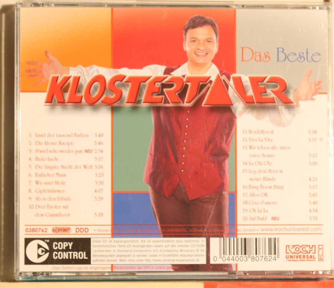 CDs: Die Klostertaler – Das Beste – Gebraucht aus Luzern von CONTENTI 2