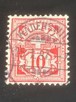 Wertzeichen 10 Vollstempel Wàdenswil