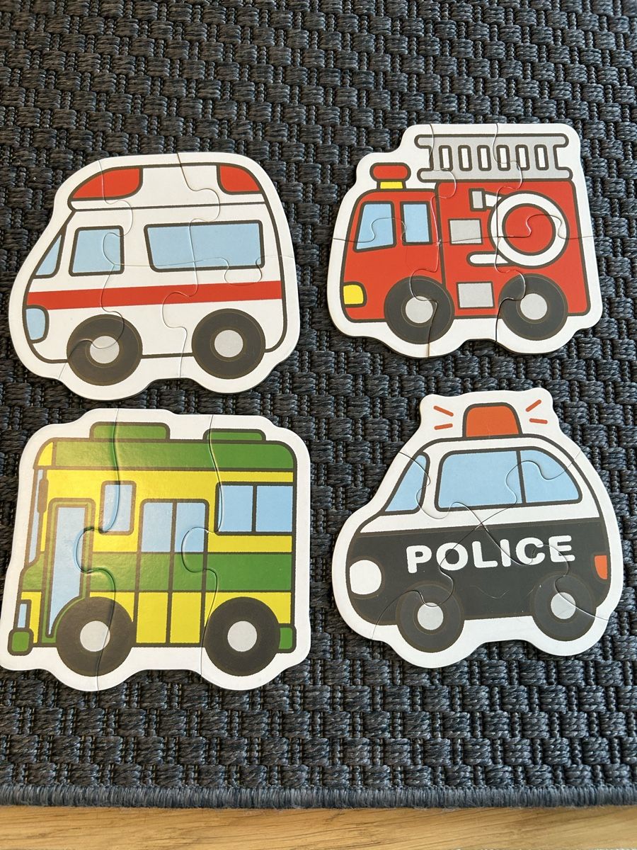 Puzzles: 4 Puzzles for Children Vehicles Set – Gebraucht aus Zürich von mar_d7zz