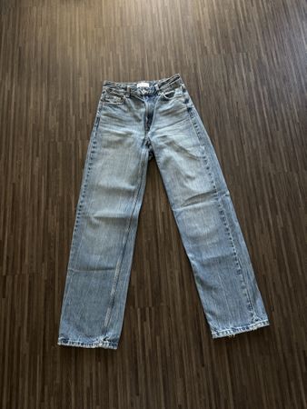 Vintage Bershka Jeans, hellblau, Grösse 34