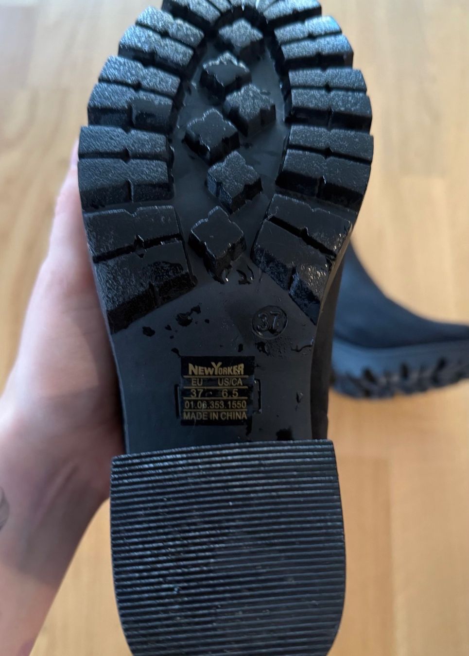 Scarpe da uomo: Schwarze Stiefel – Usato da Spiez venduto da Marix990 2