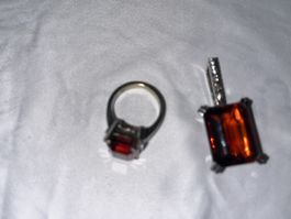 Np 7700: top Set: weissgold 750, Brillianten ca 0.6 + Citrin
