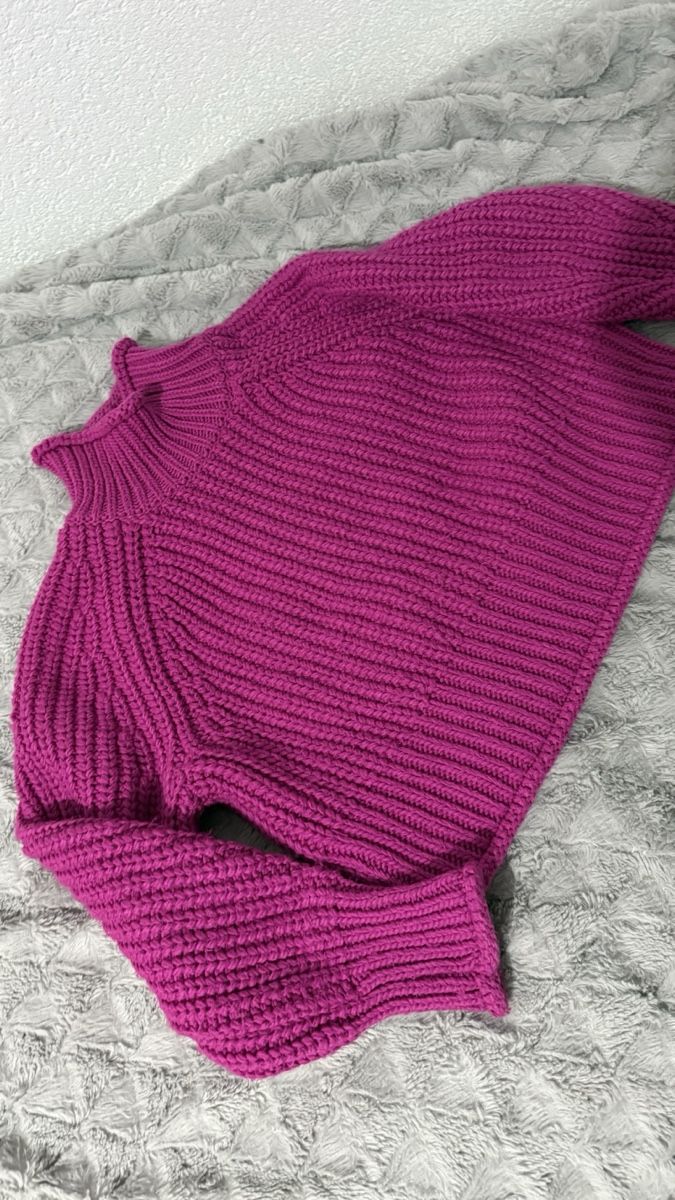 H&M Maglioni & Felpe: H&M Damen Pullover grobgestrickt pink gebraucht – Usato da Chur venduto da asa_25fn