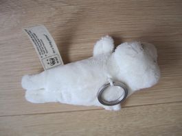 WWF Robbe Plüschtier Anhänger neu 14cm