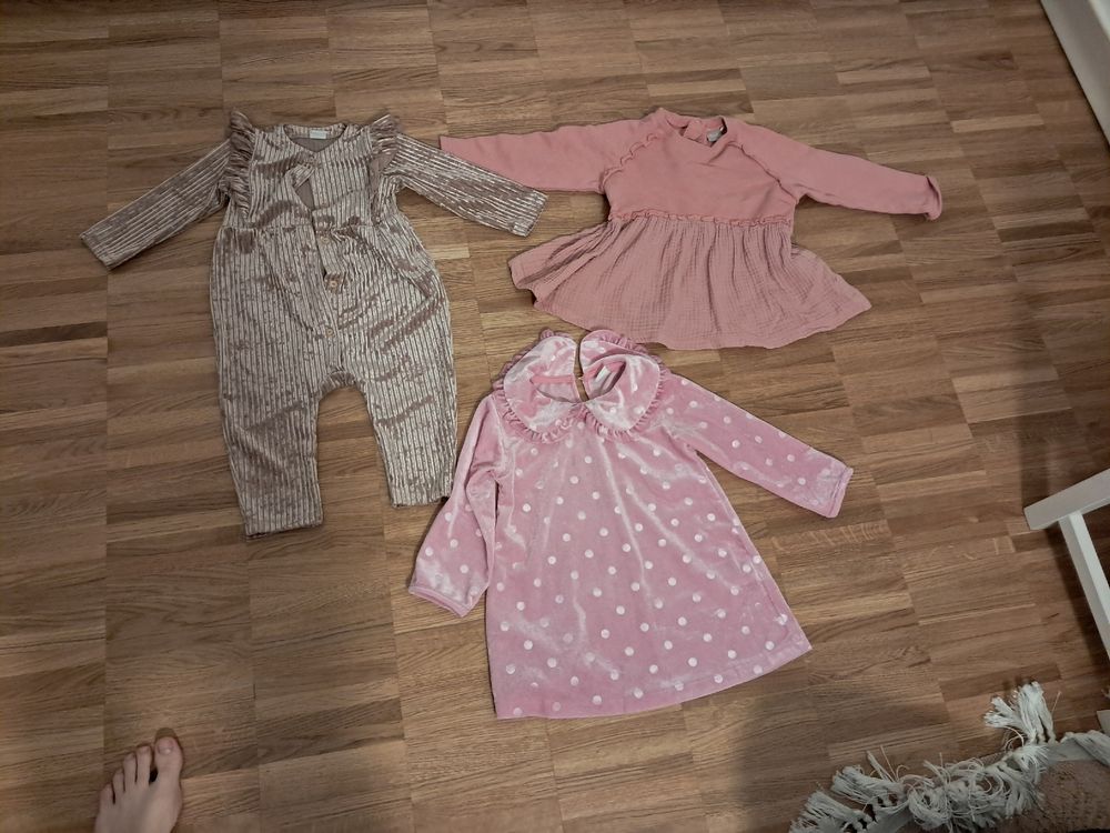 Lot De 3 Robes Et Combinaisons Next Pour Fille 8 Ans - Occasion Très Bon État