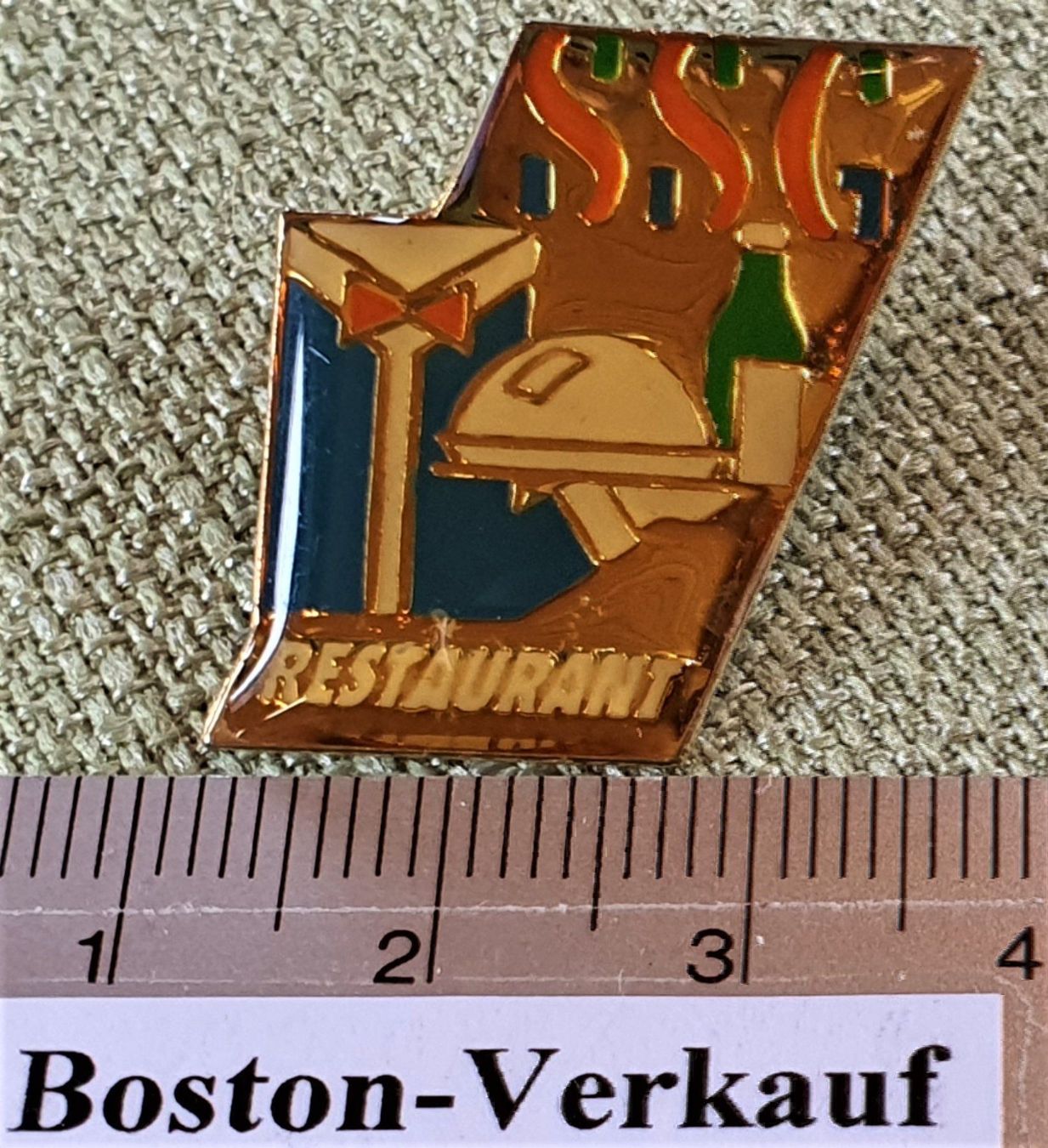 Plaketten & Abzeichen: C486 - Pin SSG Restaurat Bahnhof Schweiz – Gebraucht aus Reinach BL von Boston-Verkauf 1