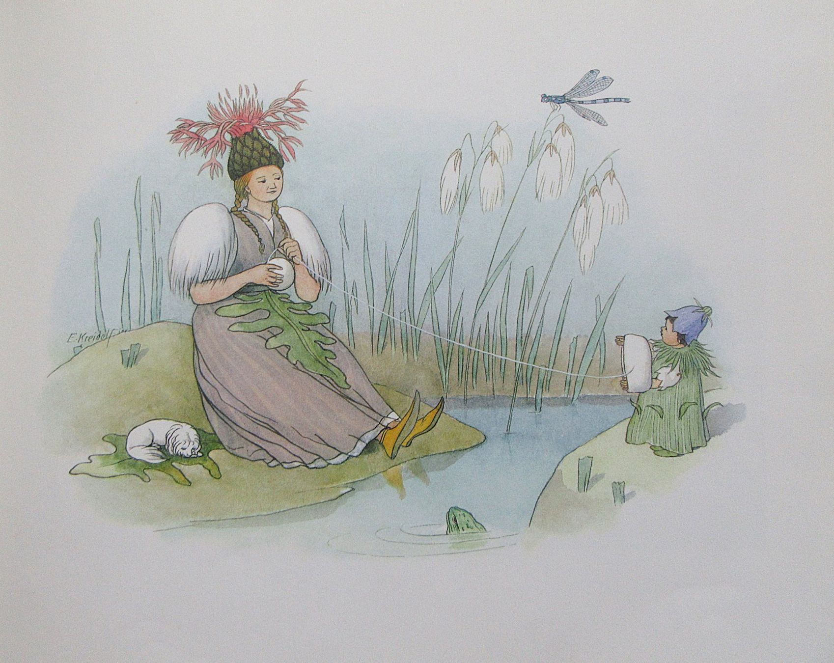 Libri: Blumen-Märchen von Ernst Kreidolf – Usato da Auenstein venduto da Padabimbim 3