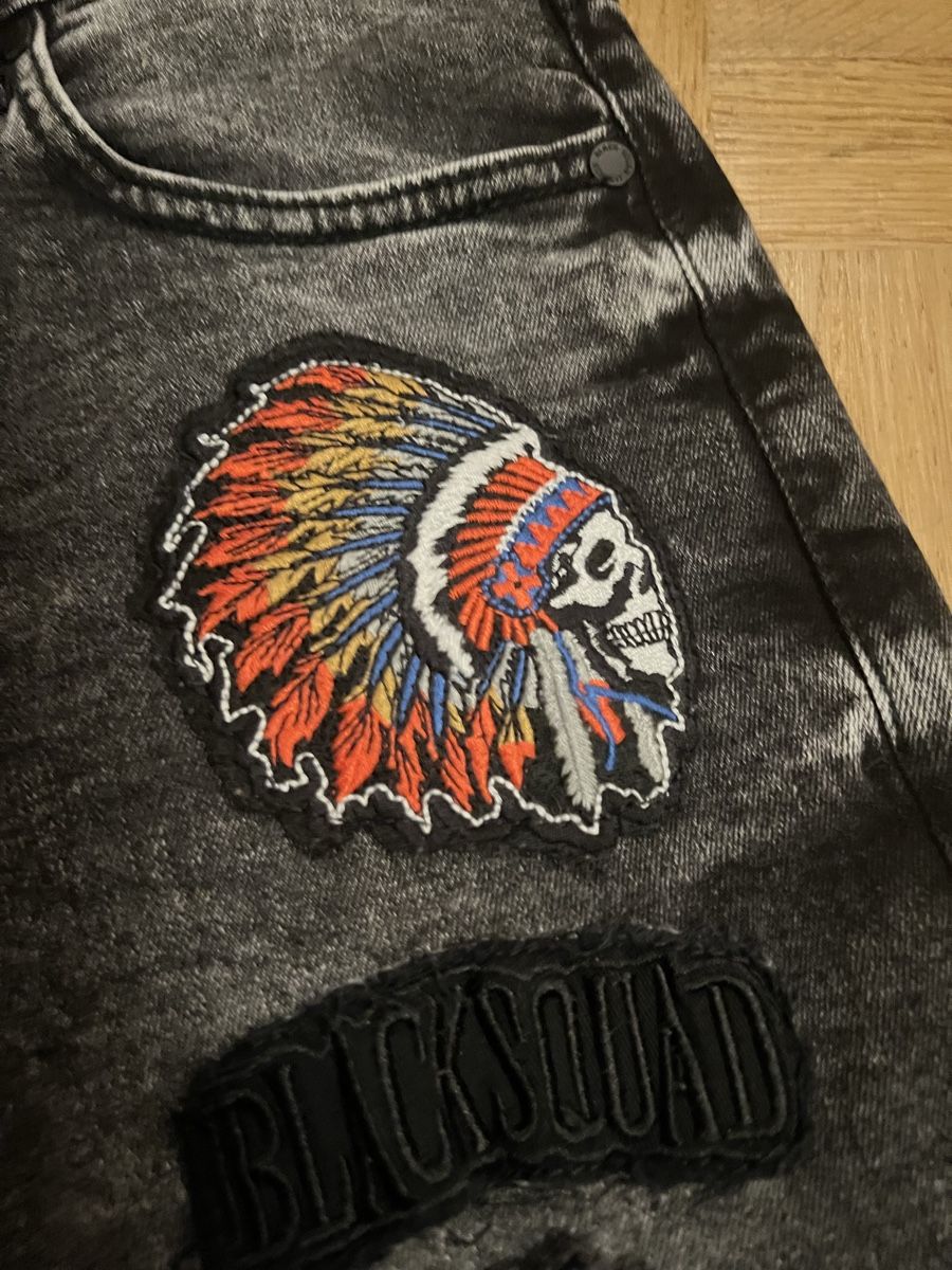 Jeans: Schwarze Jeans short, Grösse XS – Usato da Rafz venduto da SaintCruz 2