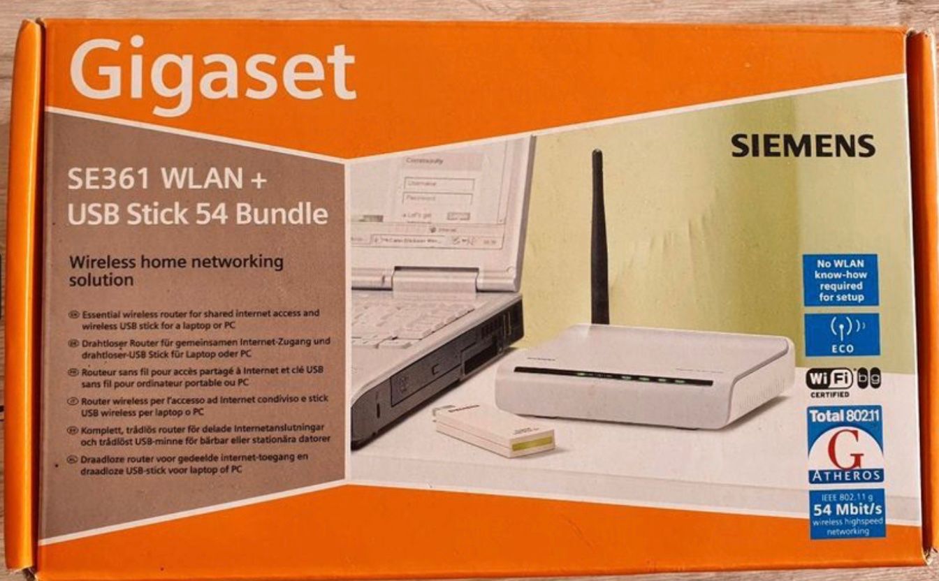 WiFi: SIEMENS Gigaset – Nuovo e nell'imballaggio originale da Müllheim Dorf venduto da Midata