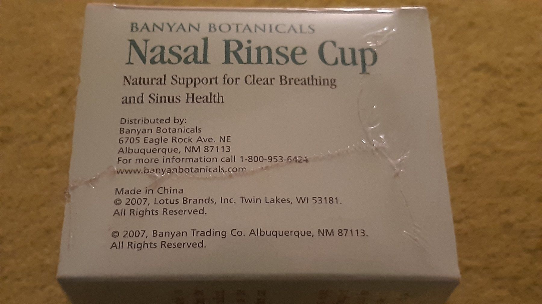 Attrezzature mediche: Nasal Rinse Cup - Nasenkanne – Nuovo e nell'imballaggio originale da Biel/Bienne venduto da Strada29 4