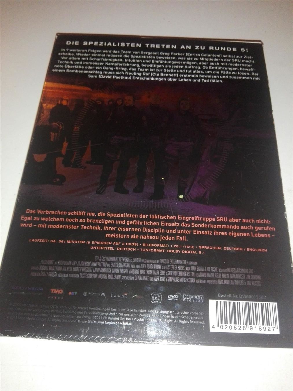 Tutti i DVDs: Flashpoint - Das Spezialkommando  (5.Staffel) – Usato da St.Galllen venduto da elkaphone 7