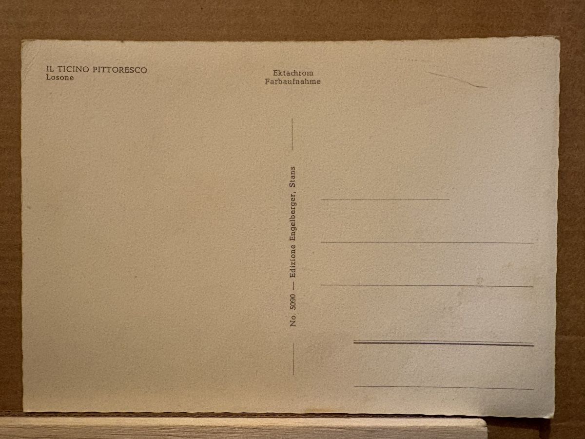 Cartoline postali: AK von Losone – Usato da Rümlang venduto da Kartenpost1 1