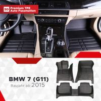 5D Premium Auto Fussmatten für BMW-7 (G11) ab 2015-2022