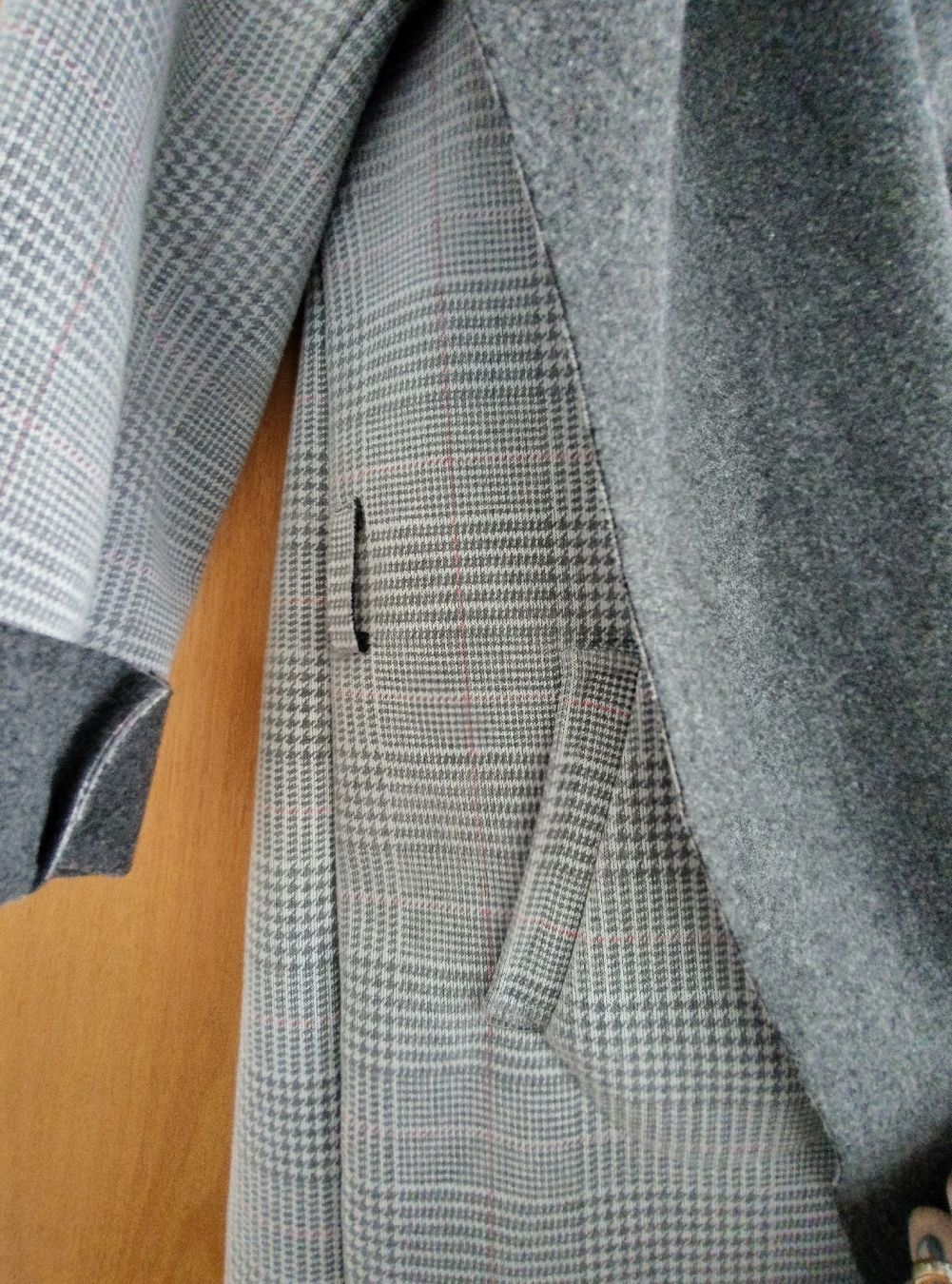 Cappotti: Trendiger Sa' Sa' Mantel, Karomuster, Herbst Chic! – Usato da Mumpf venduto da Cresli01 2