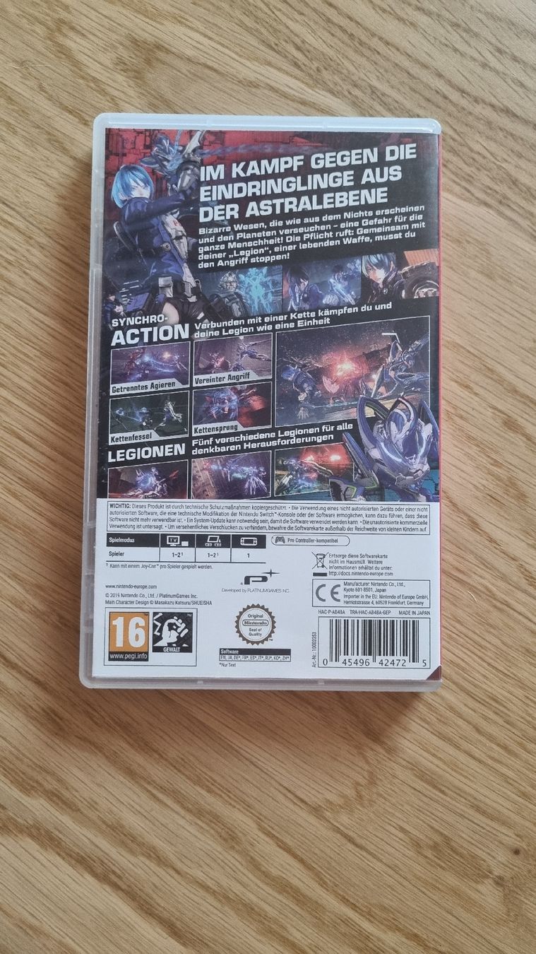 Nintendo Spiele: Astral Chain für Nintendo Switch – Neu (gemäss Beschreibung) aus Lenzburg von sam_schoch 2