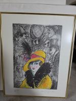 Original Farblithografie "Maskerade / Karneval" (1988) |