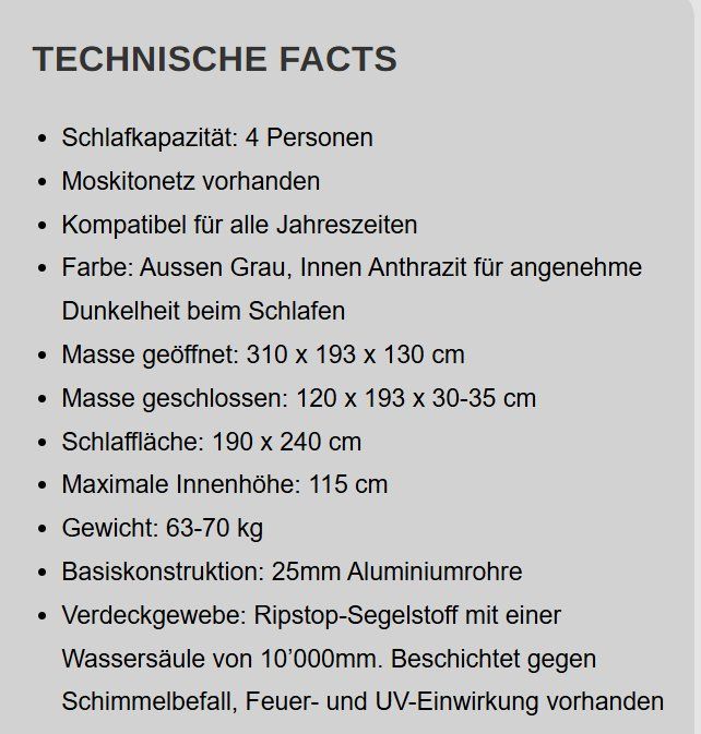 Zelte: Dachzelt Mökki 190 – Gebraucht aus Vättis von This84 4