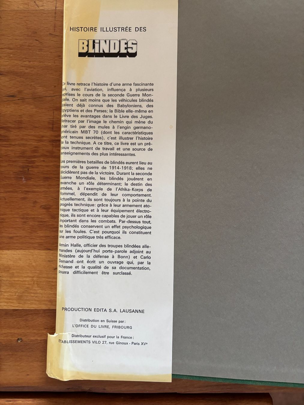 Bücher: Histoire Illustrée Des Blindés – Gebraucht aus Lamboing von emi_l6xc 1