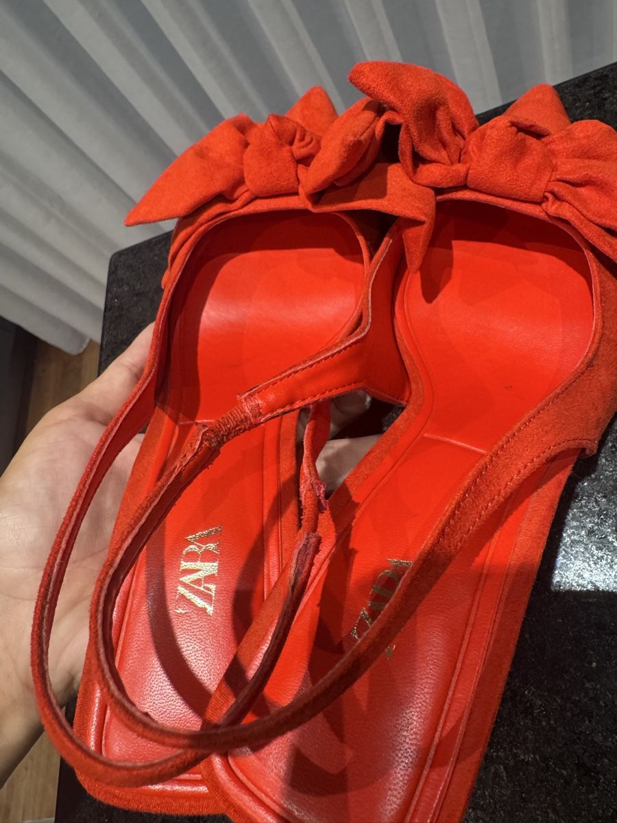 Zara Scarpe da donna: ZARA Pumps rot Schleife Grösse 38  – Usato da Luzern venduto da raquel.m 4