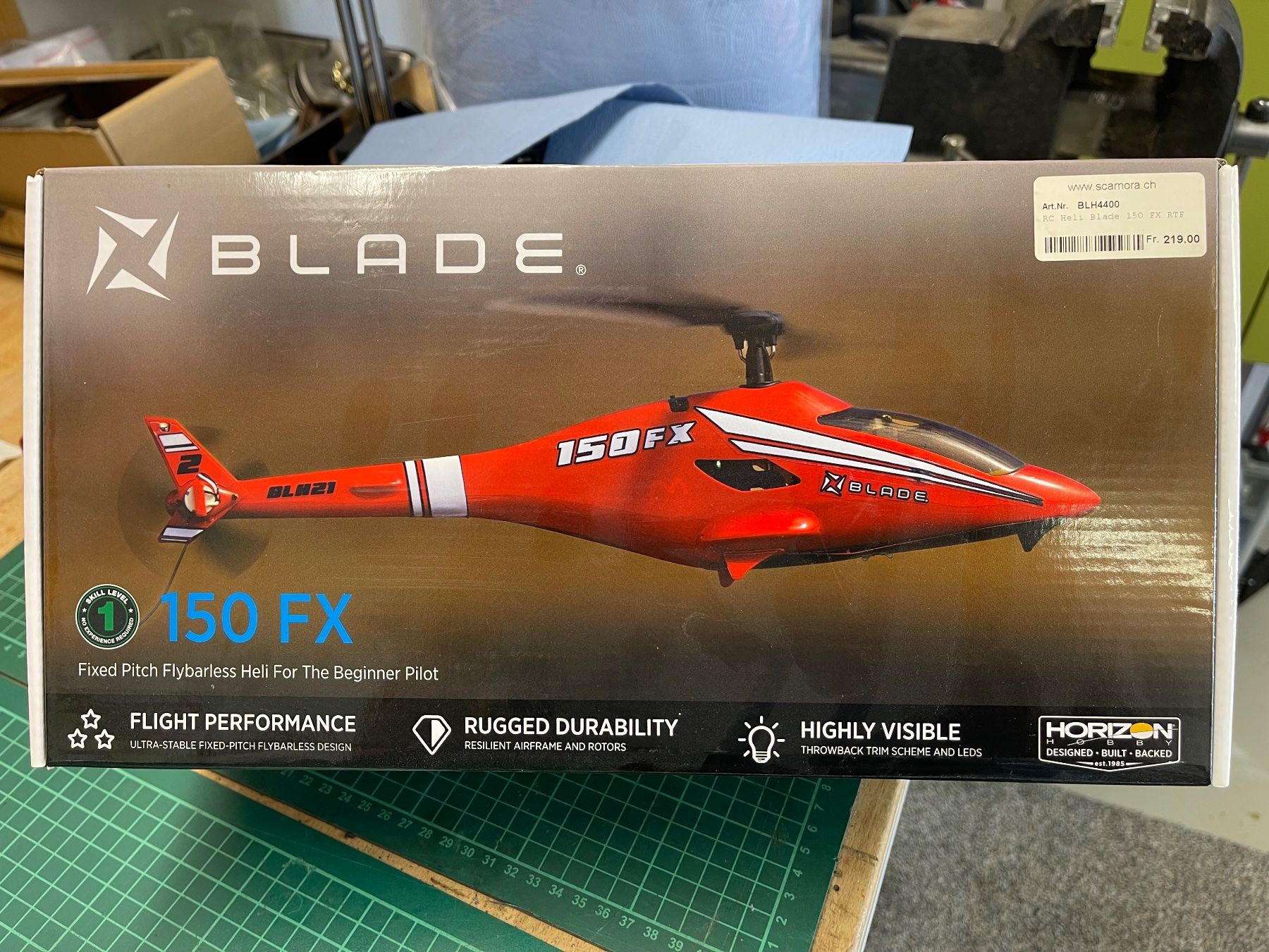 Blade Modellismo RC: RC Helikopter Blade 150 FX – Nuovo e nell'imballaggio originale da Oberurnen venduto da Rororo64