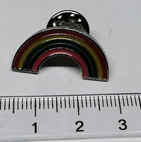 Regenbogen - Pin  (neu, OVP)