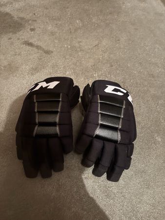 CCM Eishockeyhandschuhe Schwarz – gebraucht