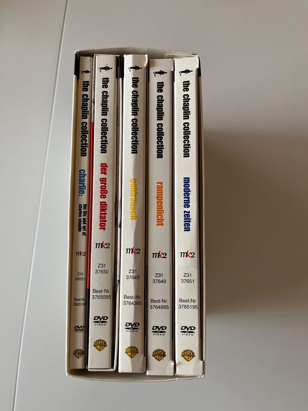 Alle DVDs: 4 Filme + 1 Doku: "The Chaplin Collection Vol.1" – Gebraucht aus Attikon von Hagenholz81 1