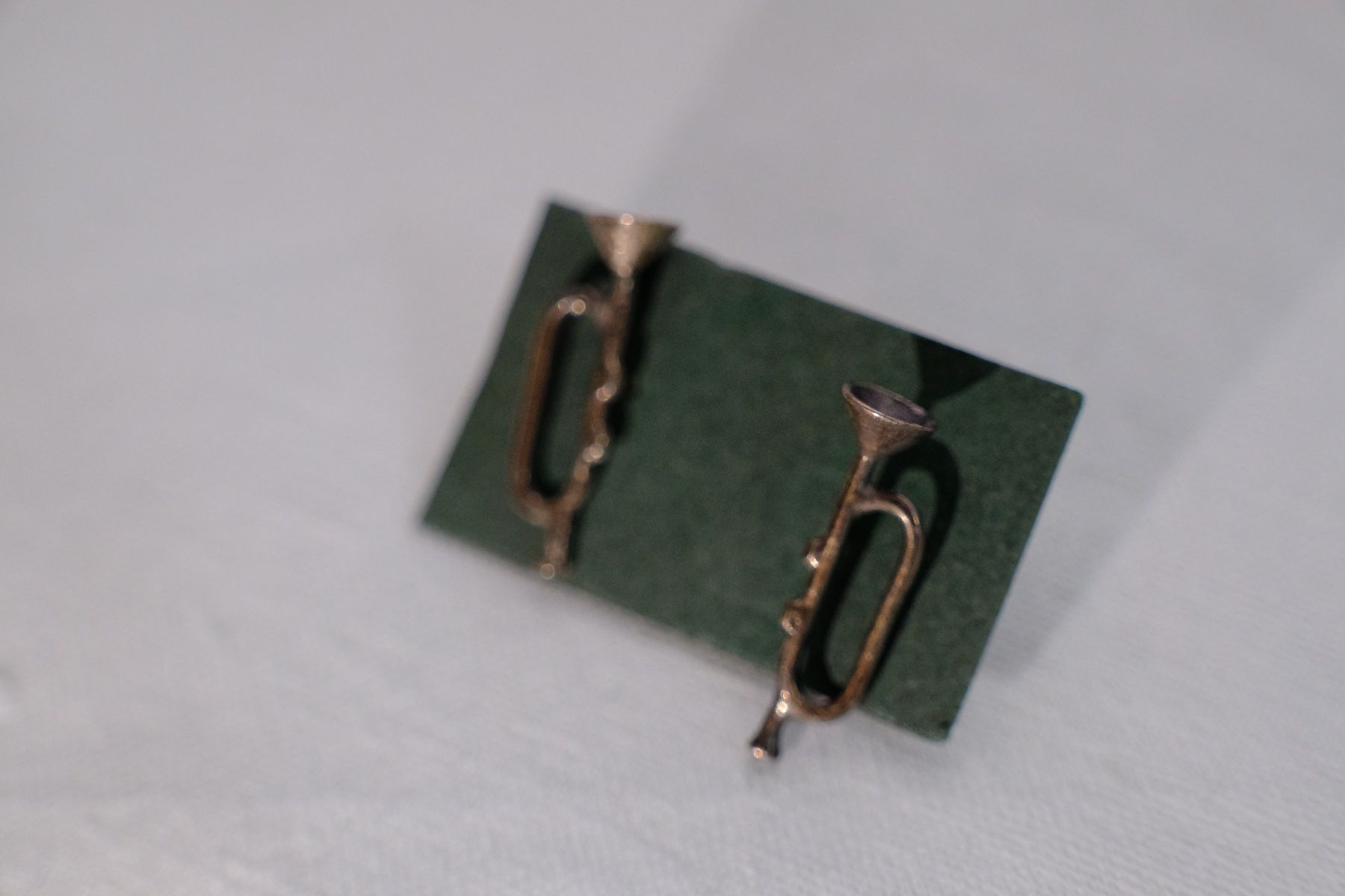 Orecchini pendenti & Orecchini a lobo: Silber 925 Ohrstecker/Anstecker - Sterling Trompete – Nuovo e nell'imballaggio originale da Fribourg venduto da Silver_Wat 1