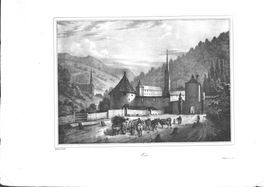 Chur Lithographie von Pingret