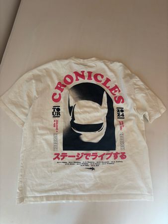 CRO Merch T-Shirt Unisex Grösse L weiss CRONICLES TOUR 2024