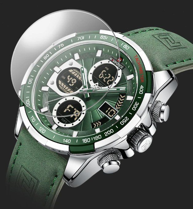 Orologi: Herren Uhr mit Lederband – Nuovo e nell'imballaggio originale da Châtelaine venduto da topshop.switzerland 3