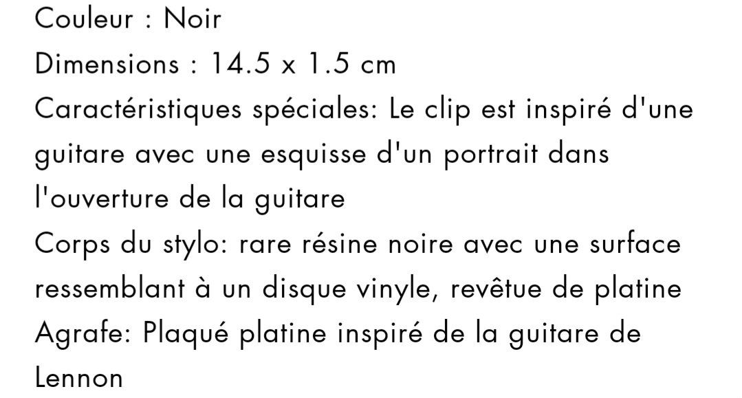 Montblanc Penna & Evidenziatori: Montblanc Stift John Lennon Edition spéciale NEU – Nuovo (secondo la descrizione) da KLOTEN venduto da Luxurious-Shop 6