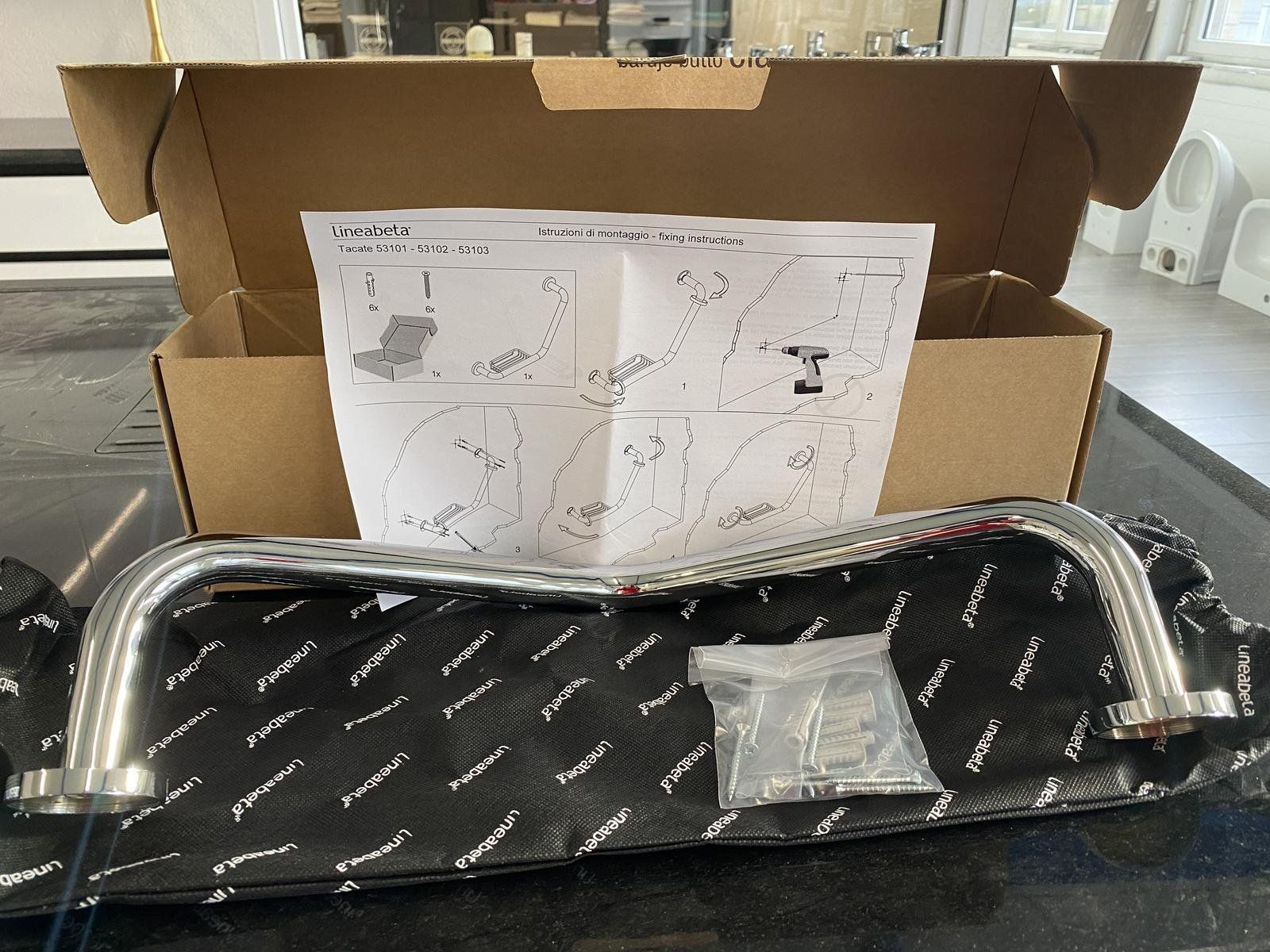Wandhalterungen: Lineabeta Haltebügel, Stützgriff – Neu und originalverpackt aus Luterbach von ron_rd6h