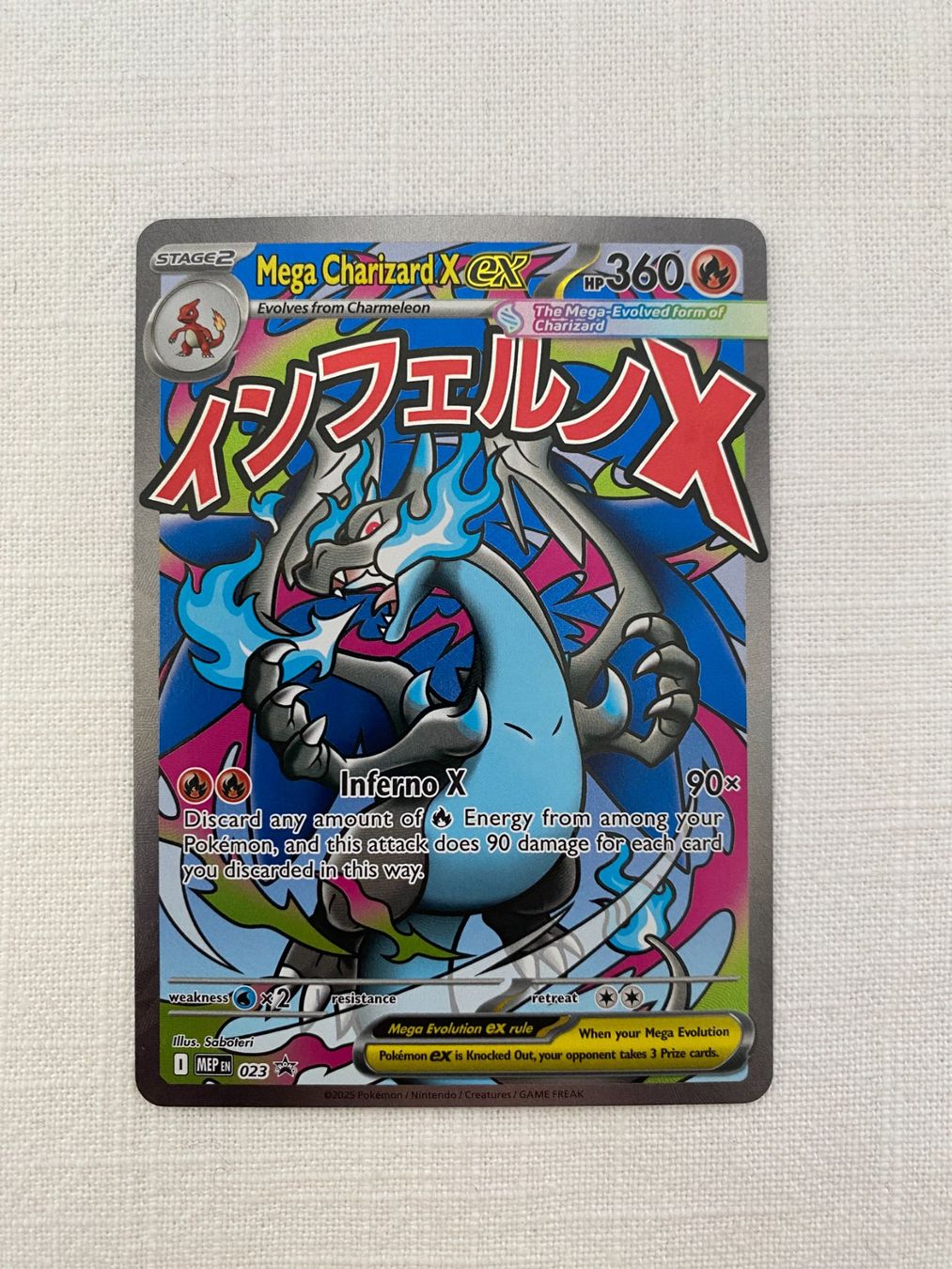 Pokémon Carte collezionabili: Pokemon / Mega Evolution Promo / Mega Charizard X ex 023 EN – Nuovo (secondo la descrizione) da Rottenschwil venduto da Sigma_Freud 2