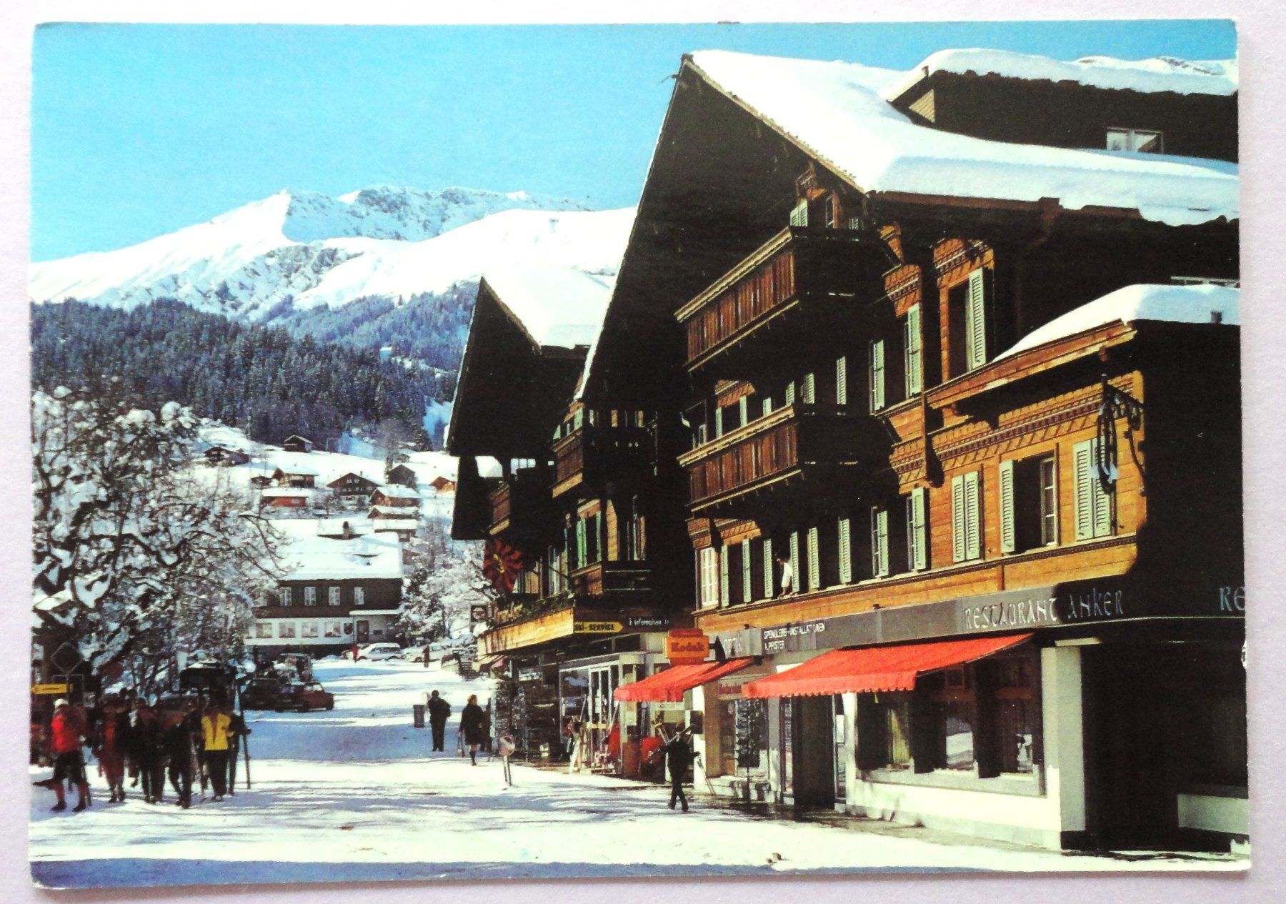 Cartoline postali: Lenk, B.O., Dorfstrasse – Difettoso da Fétigny venduto da Billy2miny